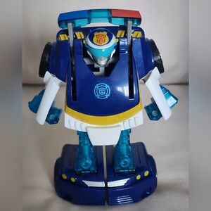 Playschool Heros Transformer Rescue Bot Chase The PoliceBot Action Hasbro Figure